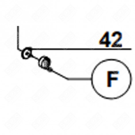 LAMPADA INDICATORE DI LIVELLO DELL'ACQUA SEGNO 42 MACCHINA DA CAFFÃ, CAFFETTIERA - 503843