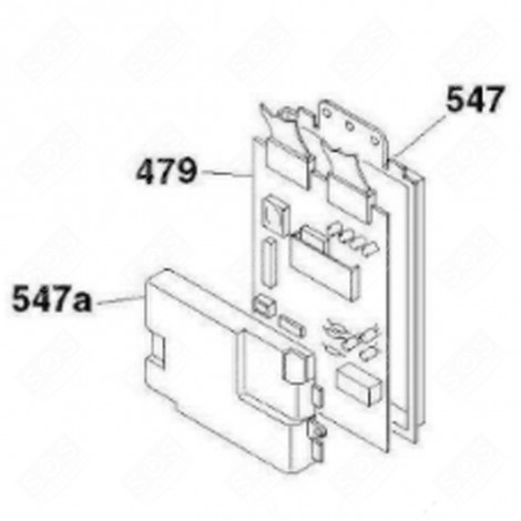 SCHEDA ELETTRONICA, MODULO PROGRAMMATO (RILEVAMENTO 479) LAVATRICE - 49033433