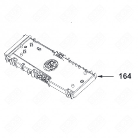 SCHEDA ELETTRONICA, MODULO DI COMANDO (RIFERIMENTO 164) LAVATRICE - AS0057930