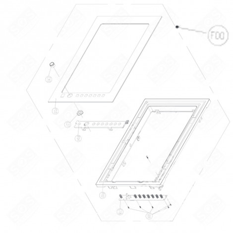 FACCIATA (CODICE F00) FORNI A MICROONDE - 9178008115