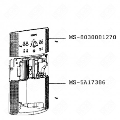 SCHEDA ELETTRONICA (CODICE MS-8030001270) MACCHINA DA CAFFÃ, CAFFETTIERA - MS-8030001270