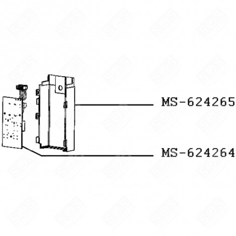 SCHEDA ELETTRONICA MACCHINA DA CAFFÃ, CAFFETTIERA - MS-624264