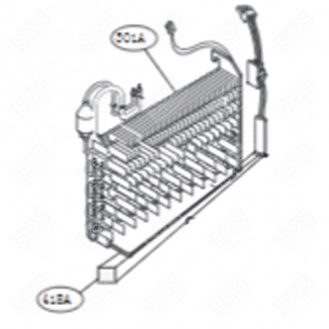 VASCA DI SBRINAMENTO (CODICE 301A) FRIGORIFERO, CONGELATORE - 5421JQ0023A