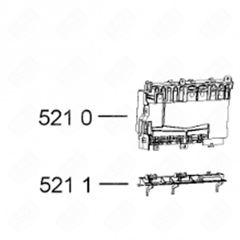 SCHEDA ELETTRONICA, MODULO DI POTENZA (RIFERIMENTO 5210) LAVASTOVIGLIE - 481010695369, C00445222