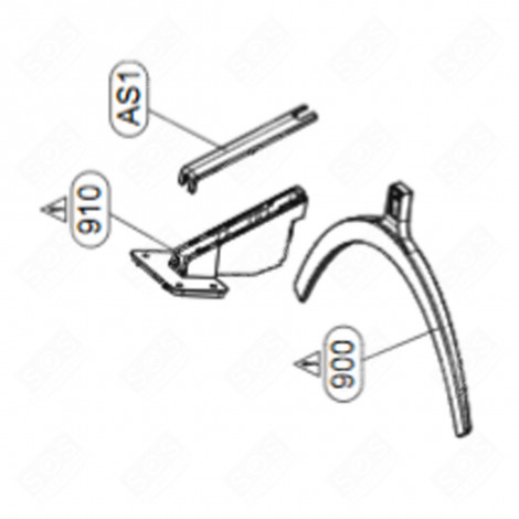 SUPPORTO DI MONTAGGIO (CODICE 910) TELEVISIONI, TELEVISORI, TV - ABA77088207