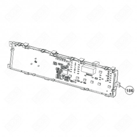 SCHEDA ELETTRONICA, MODULO DI POTENZA LAVATRICE - 2826960150