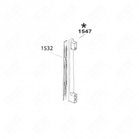 MANIGLIA DELLA PORTA (CODICE 1547) FRIGORIFERO, CONGELATORE - 4386581200