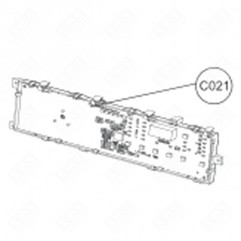 SCHEDA ELETTRONICA, MODULO DI POTENZA LAVATRICE - 2331300900