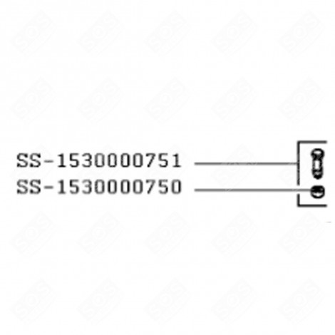 GUARNIZIONE PER INDICATORE DI PRESSIONE (N. DI RIF. SS-1530000750) PENTOLE A PRESSIONE - SS-1530000750