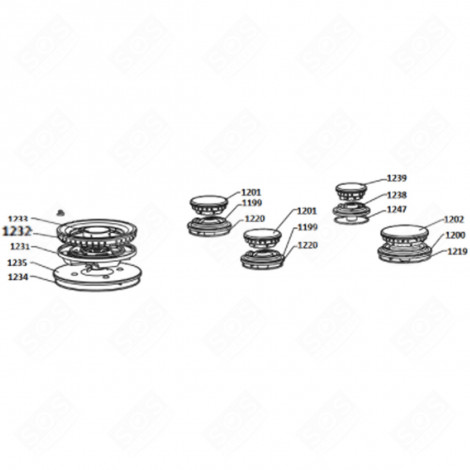 CORONA WOK CD (CODICE 1232) FORNI, FORNELLI ELETTRICI E A GAS - 272811