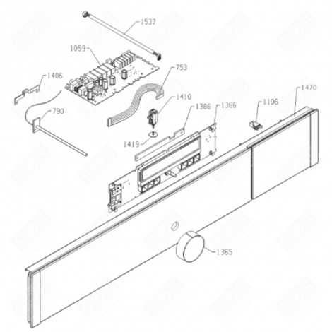 PANNELLO (CODICE 1470) FORNI, FORNELLI ELETTRICI E A GAS - 794338