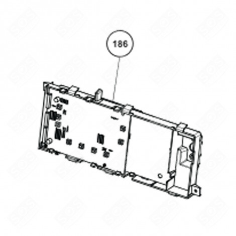 PIASTRA PRINCIPALE (CODICE 186) LAVASTOVIGLIE - 2427806620