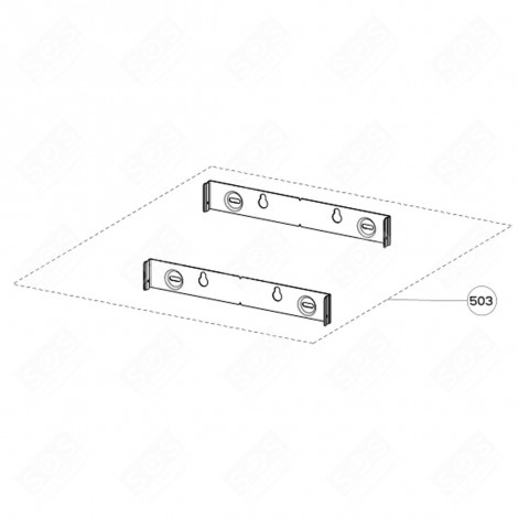 BARRA DI FISSAGGIO (CODICE 503) CAPPA ASPIRANTE - 9188065513