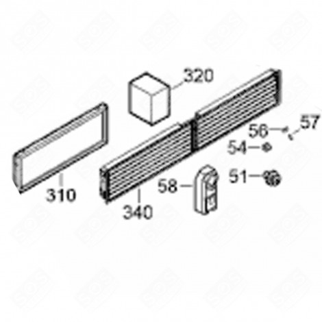 FILTRO (CODICE 310) FRIGORIFERO, CONGELATORE - 7044527