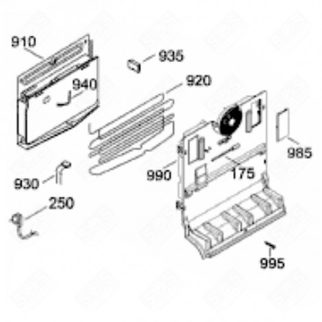 EVAPORATORE A LAMELLE (CODICE 910) FRIGORIFERO, CONGELATORE - 5940821