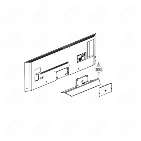 BASE ASSEMBLATA CODICE 900 TELEVISIONI, TELEVISORI, TV - AAN75869605 AAN75869601