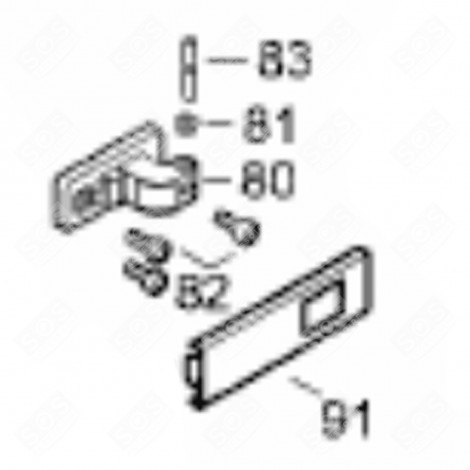 COPERCHIO (CODICE 91) FRIGORIFERO, CONGELATORE - 7434571