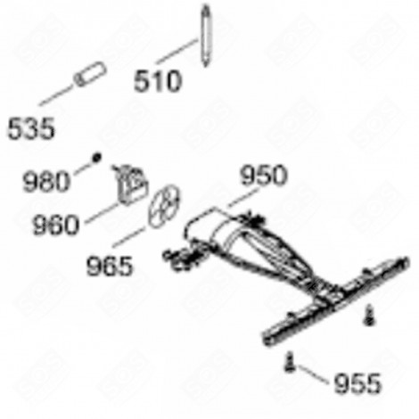 COPERTURA DEL VENTILATORE (CODICE DI RIFERIMENTO 950) FRIGORIFERO, CONGELATORE - 7413803