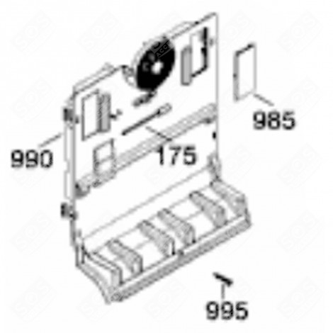 COPERTURA (CODICE 990) FRIGORIFERO, CONGELATORE - 9490803, 949080300