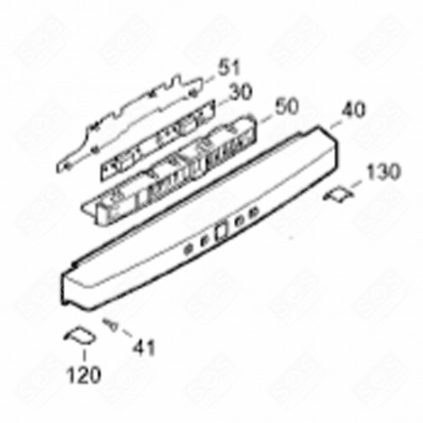 PIASTRA INTEGRALE (CODICE 30) FRIGORIFERO, CONGELATORE - 6146303