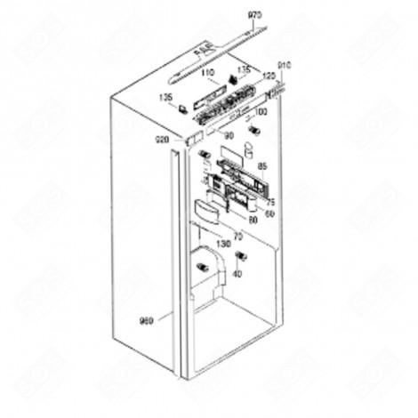 PIASTRA INTEGRALE (CODICE 110) FRIGORIFERO, CONGELATORE - 6143684