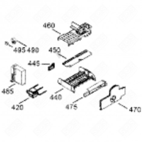 PIASTRA INTEGRALE (CODICE 450) FRIGORIFERO, CONGELATORE - 6145528