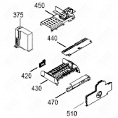 PIASTRA INTEGRALE (CODICE 375) FRIGORIFERO, CONGELATORE - 6146320