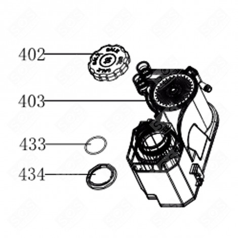 CONTENITORE DI RIGENERAZIONE (CODICE 403) LAVASTOVIGLIE - AS0067129