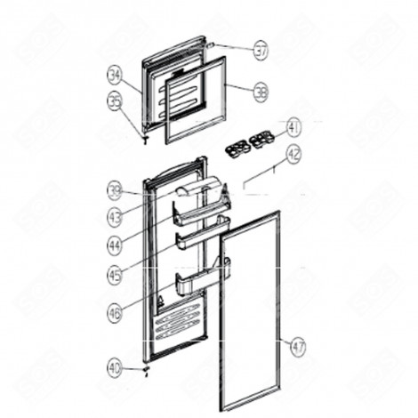 RIPIANO BOTTIGLIE (CODICE 46) FRIGORIFERO, CONGELATORE - AS0017801