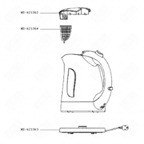 COPERCHIO BOLLITORI, CARAFFE FILTRANTI - MS-621362