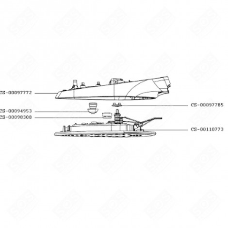 TAPPO SERBATOIO (CODICE CS-00110733) FERRO DA STIRO, FERRO A VAPORE - CS-00110733