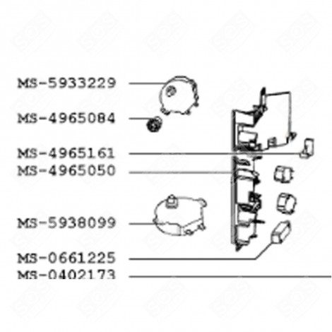 MOTORE DEL PIATTO GIREVOLE (CODICE MS-5938099) FORNI A MICROONDE - MS-5938099