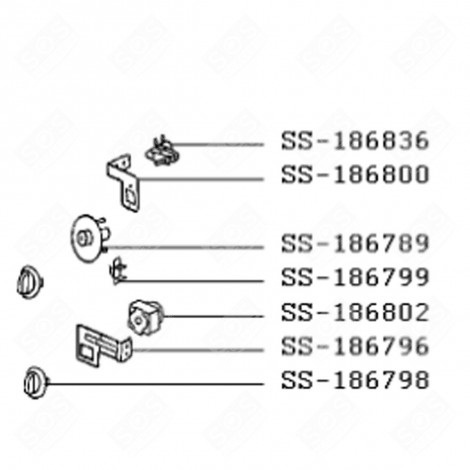 TERMOSTATO (RIFERIMENTO SS-186836) FORNI, FORNELLI ELETTRICI E A GAS - SS-186836