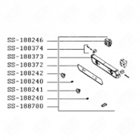 SET QUADRANTE COMPLETO + TERMOSTATO (RIFERIMENTO SS-188780) FORNI, FORNELLI ELETTRICI E A GAS - SS-188780