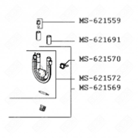 RESISTENZA CAFFÈ, MACCHINA DA CAFFÈ ESPRESSO 1100W + FUSIBILE (CODICE MS-621572) MACCHINA DA CAFFÃ, CAFFETTIERA - MS-621572