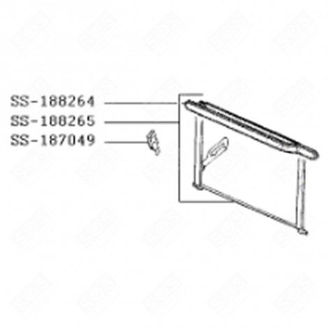 MANIGLIA (RIFERIMENTO SS-188264) FORNI, FORNELLI ELETTRICI E A GAS - SS-188264