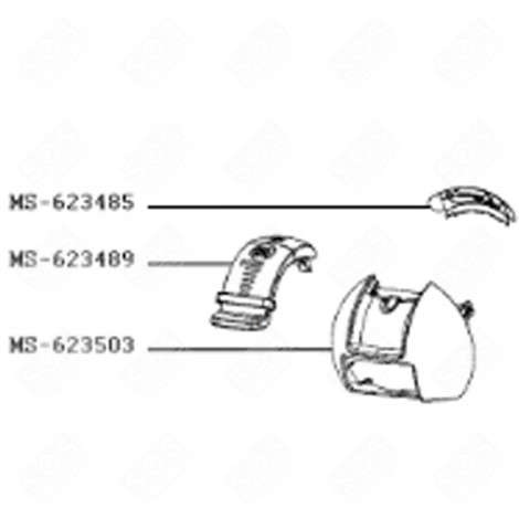 GUIDA / MANIGLIA (CODICE MS-623485) MACCHINA DA CAFFÃ, CAFFETTIERA - MS-623485