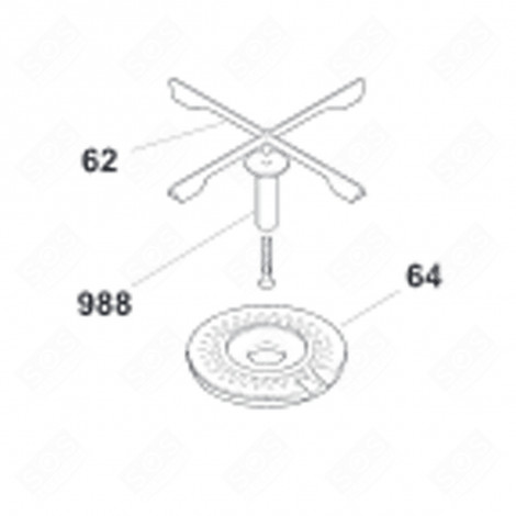 DIFFUSORE (CODICE 988) PIANO COTTURA - 42804611