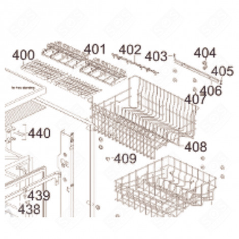 CESTELLO SUPERIORE LAVASTOVIGLIE - AS0009994