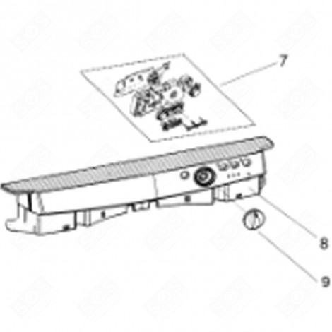 QUADRO DI CONTROLLO (CODICE 8) LAVASTOVIGLIE - C00292322