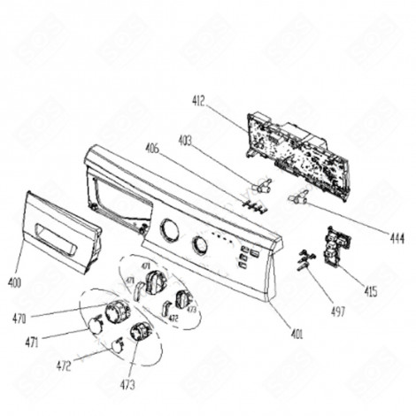 PULSANTE LAVATRICE - 42046808