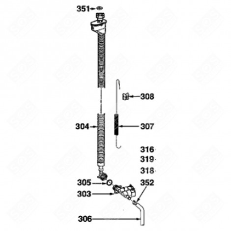 GUARNIZIONE ELTEK (CODICE 305) LAVATRICE - 55X4398