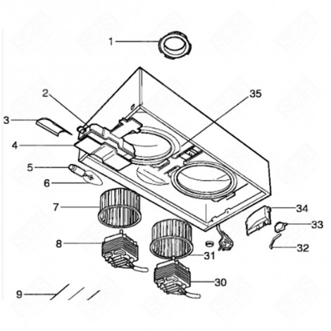 MOTORE (CODICE 8) CAPPA ASPIRANTE - C00135450