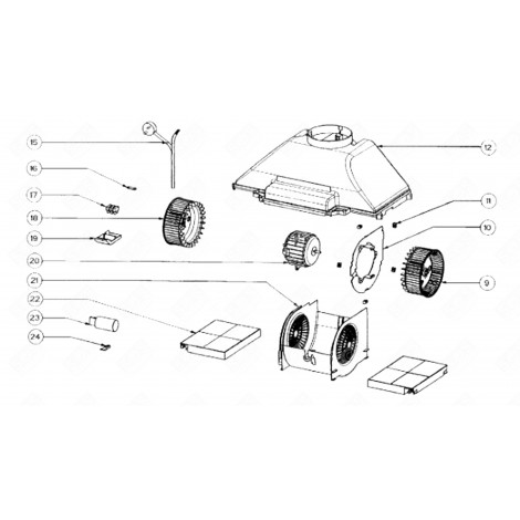 MOTORE (CODICE 20) CAPPA ASPIRANTE - 50250171001