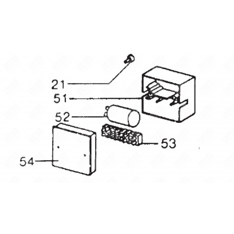 CONDENSATORE (CODICE 52) CAPPA ASPIRANTE - 50029117004