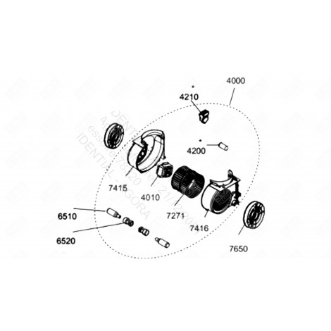 MOTORE (CODICE 4000) CAPPA ASPIRANTE - 482000013864