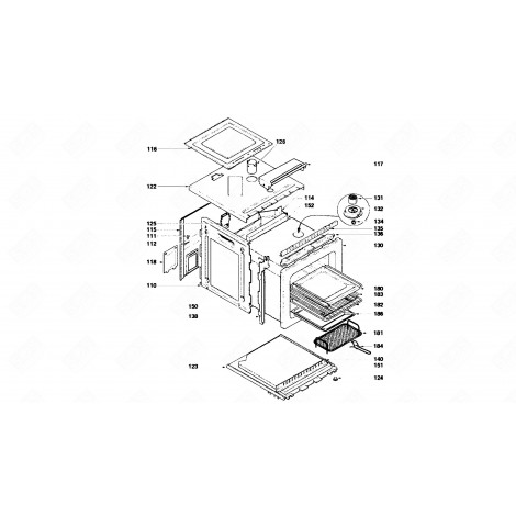 PIASTRA DA FORNO (CODICE 186) FORNI, FORNELLI ELETTRICI E A GAS - 76X5161