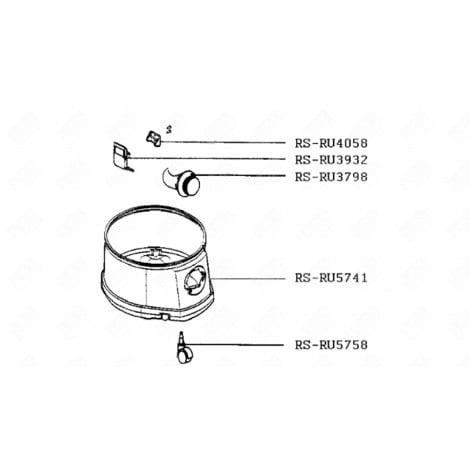 RUOTA (CODICE RS-RU5758) ASPIRAPOLVERE - RS-RU5758