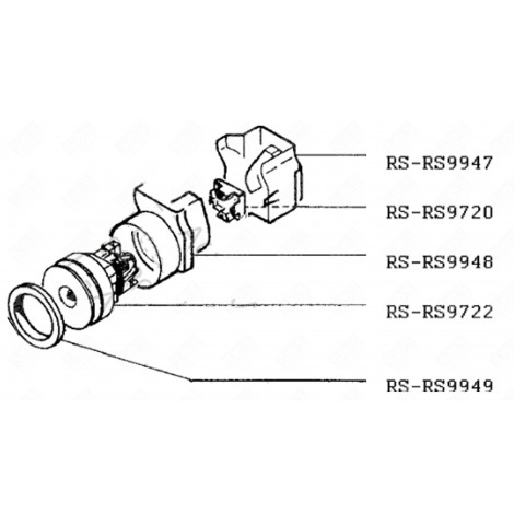 MOTORE (CODICE RS-RS9722) ASPIRAPOLVERE - RS-RS9722