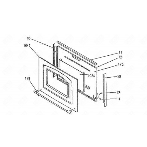 MANIGLIA DEL FORNO (CODICE 179) FORNI, FORNELLI ELETTRICI E A GAS - 93755296